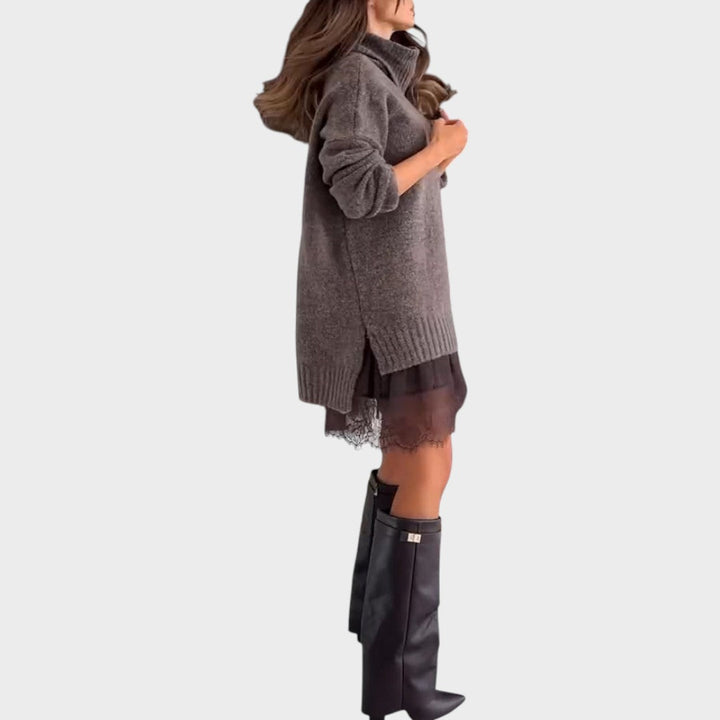 Isabella | Conjunto de suéter y vestido