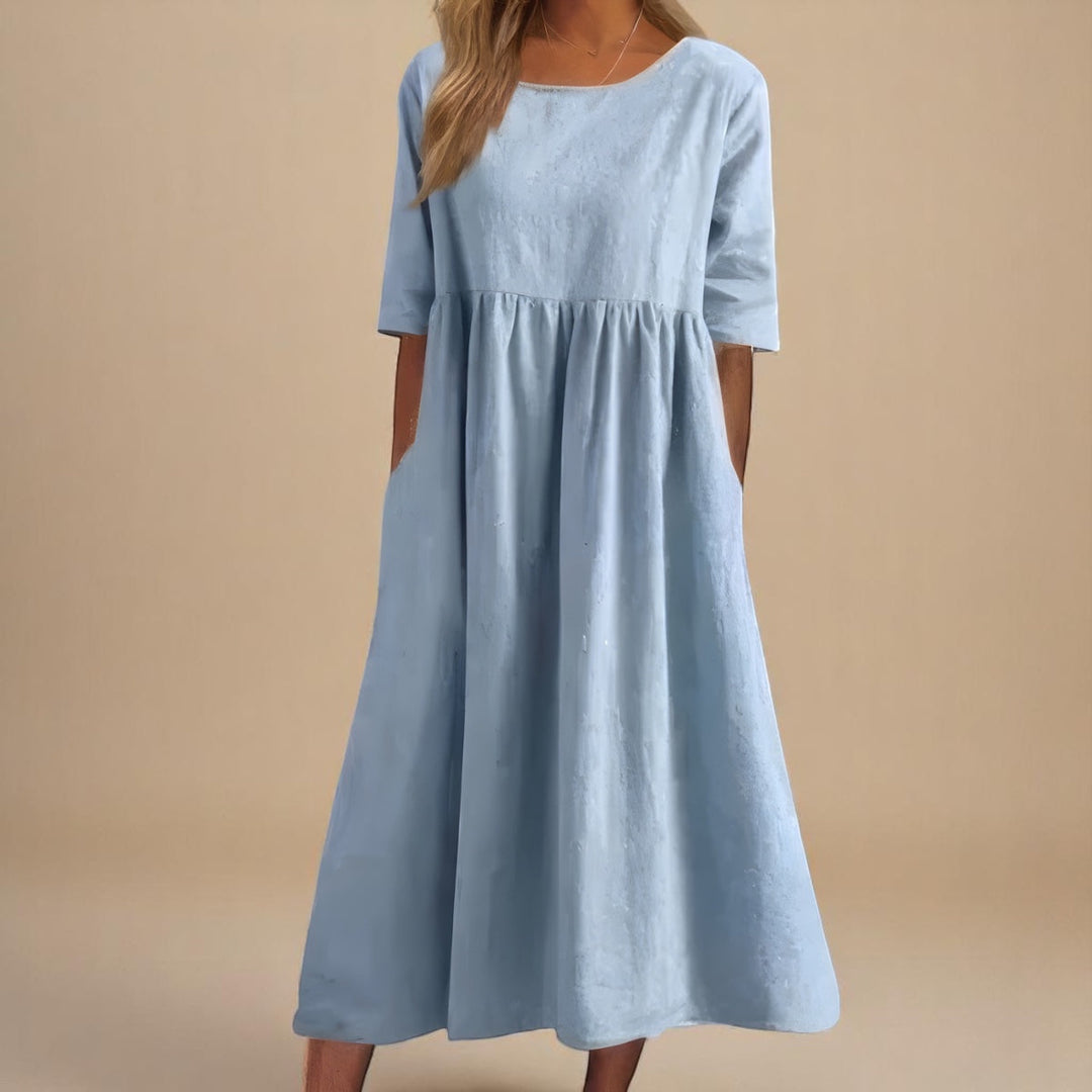 Minea | Vestido de Algodón Ventilado