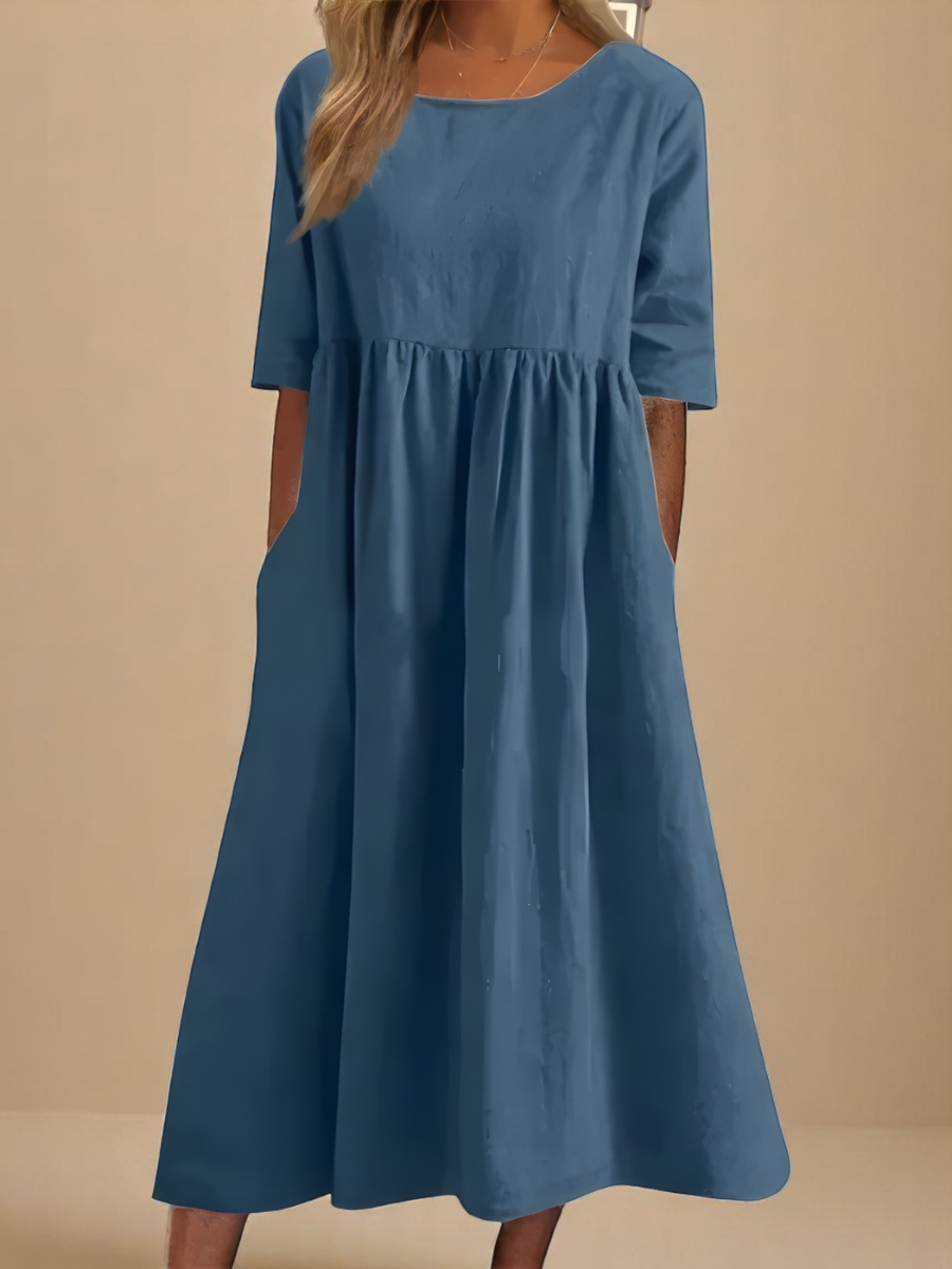 Minea | Vestido de Algodón Ventilado