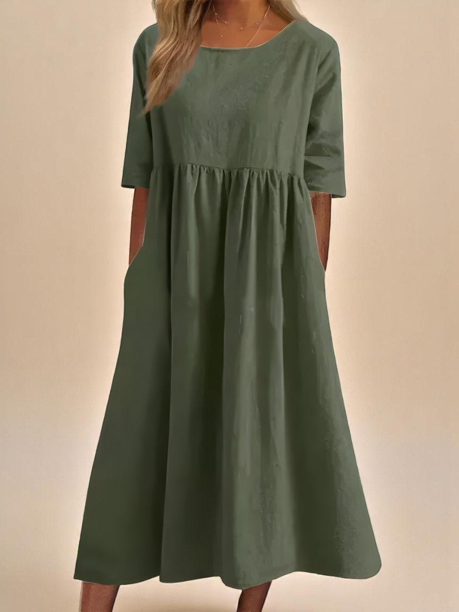 Minea | Vestido de Algodón Ventilado