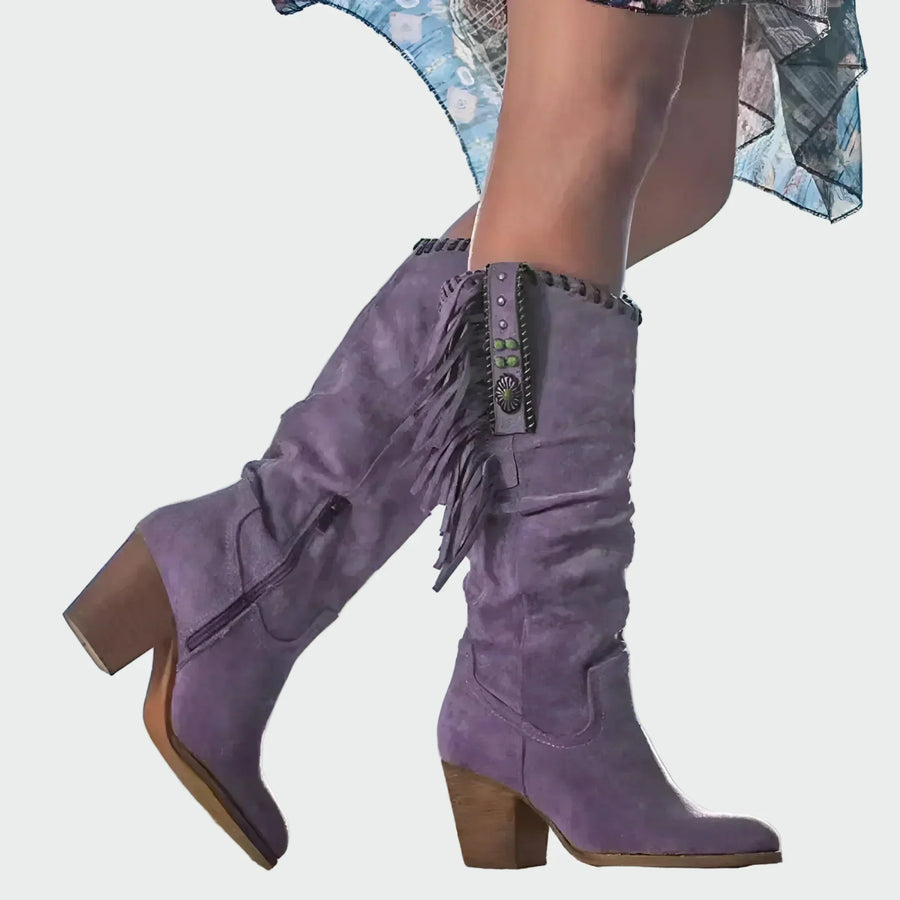 Botines de cuero cómodos