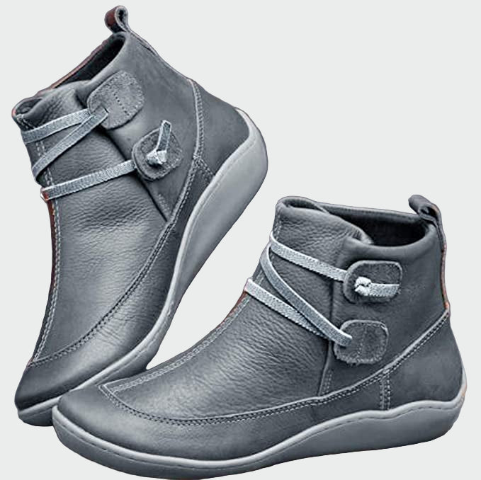 Botines ortopédicos de cuero prémium