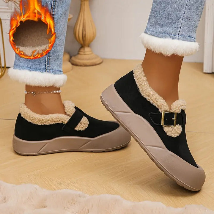 Felicia | Zapatos cómodos con forro de lana