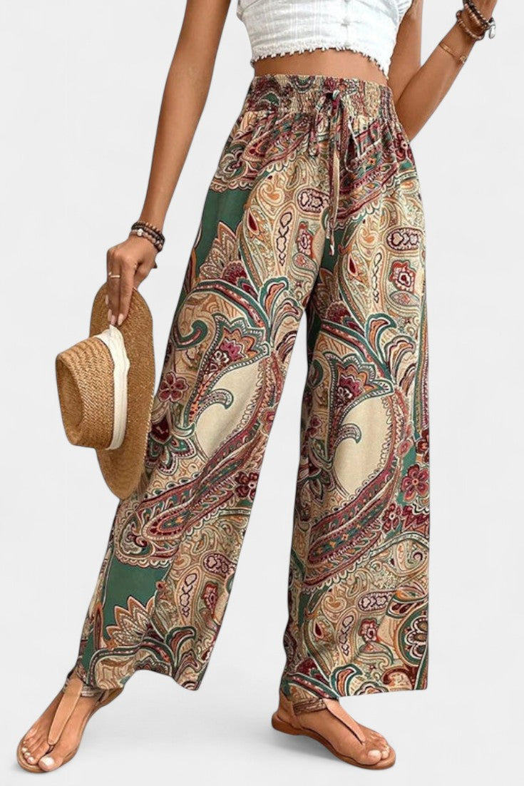 Vitoria | Pantalones de Verano de Pierna Ancha