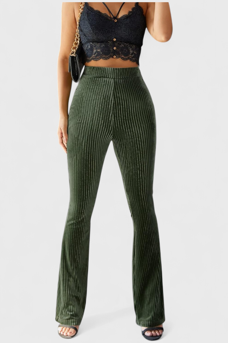 Liset Pantalones Acampanados de Pana