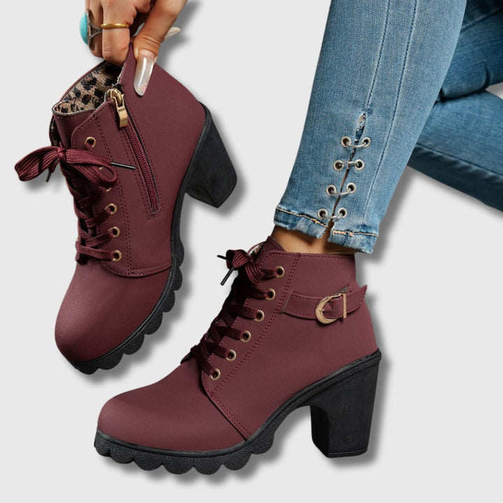 Melina | Botines Casual con Tacón