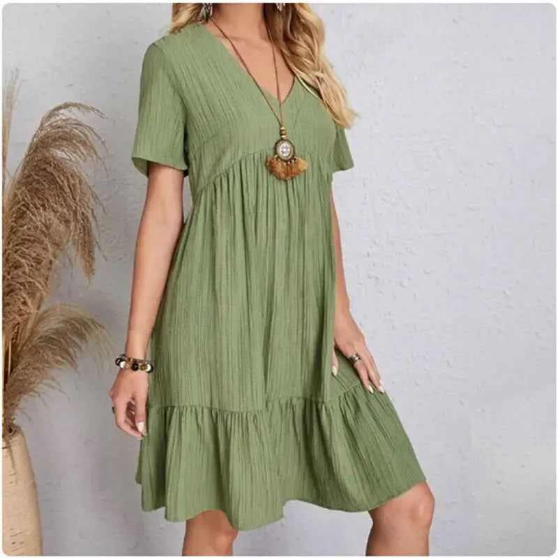 Marisol | Vestido de manga corta