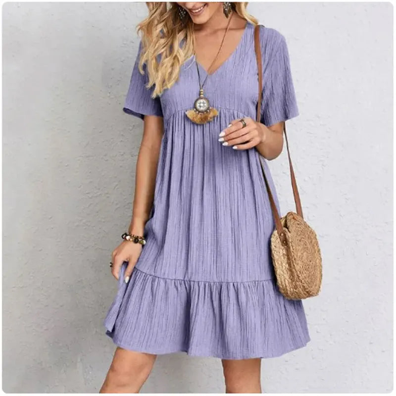 Marisol | Vestido de manga corta