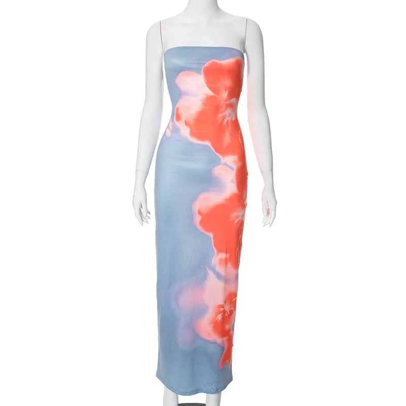 Valentina | Chique vestido sin tirantes