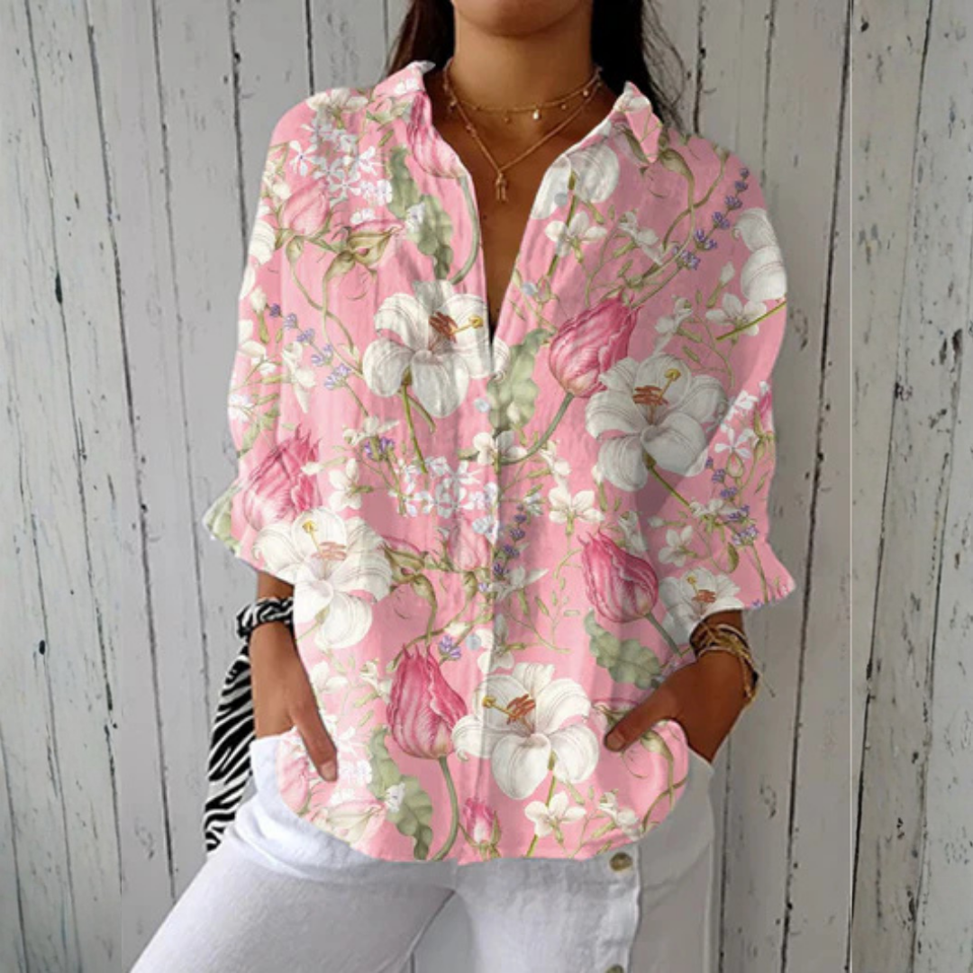 Lauren | Blusa Elegante de Flores