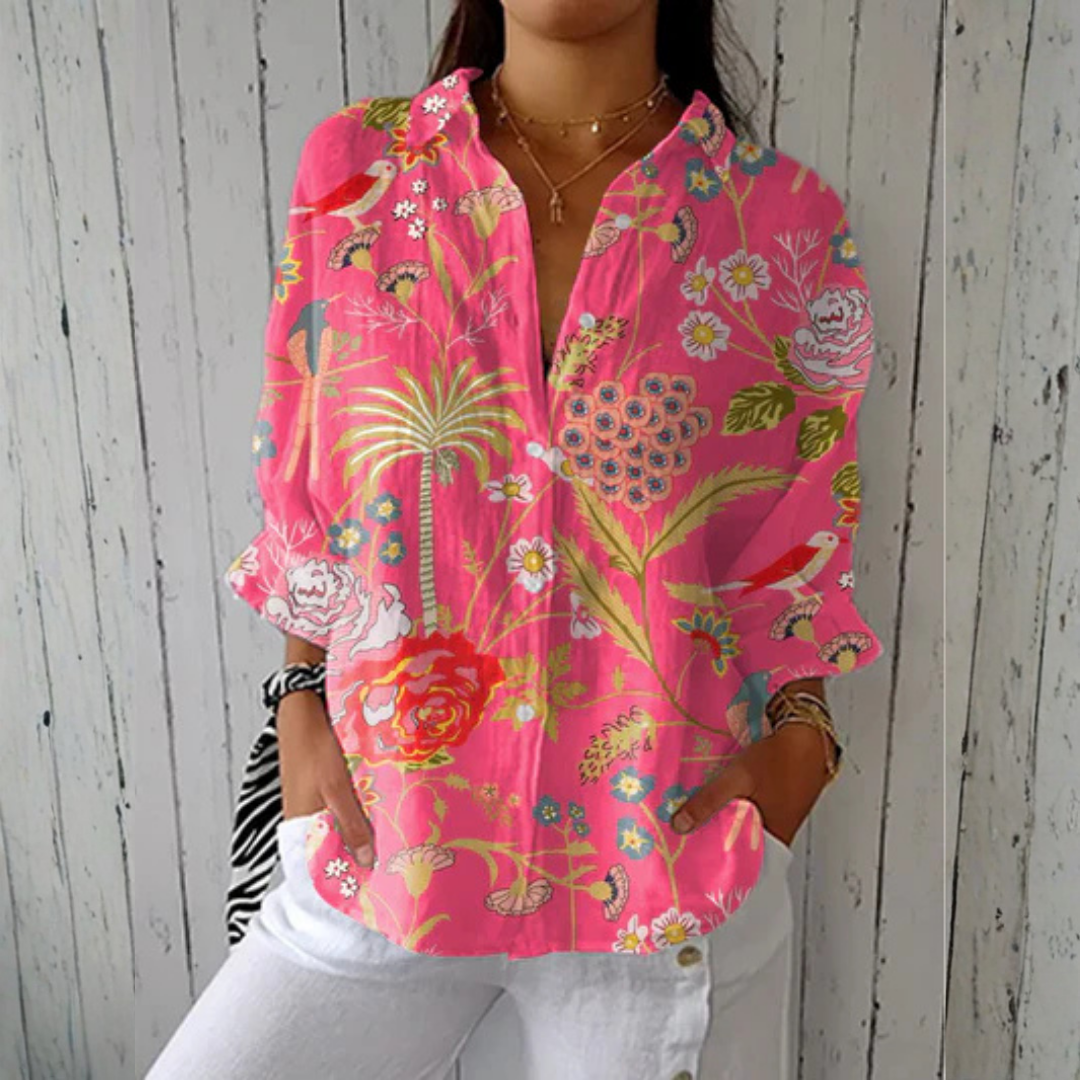 Christina | Blusa Tropical Blossom