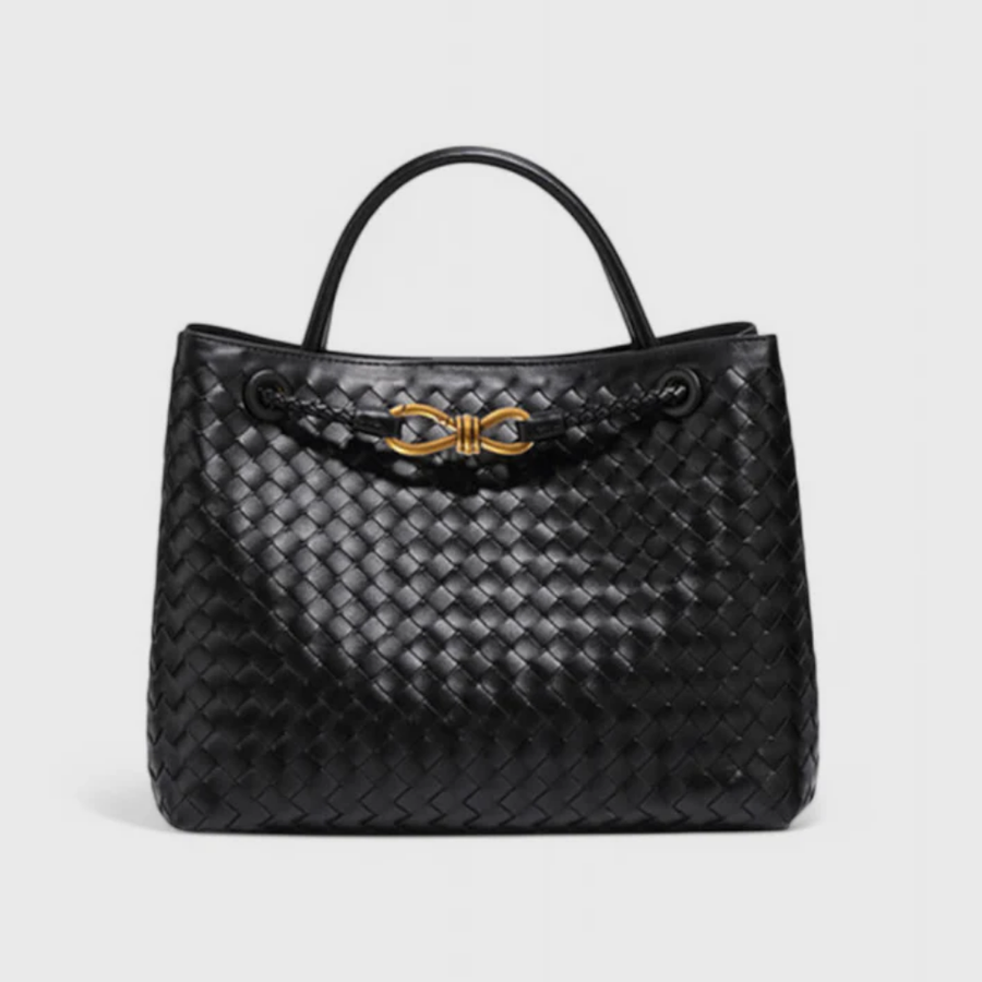 Bolsa Diaria Tejida Índigo