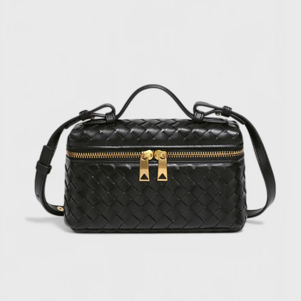 Milla Bolso Mini Woven con Accesorios Dorados