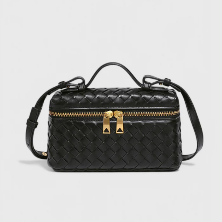 Milla Bolso Mini Woven con Accesorios Dorados